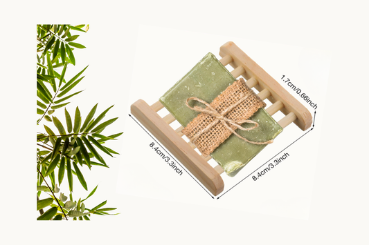 VZ1 1 Pcs Bamboo Soap Dish