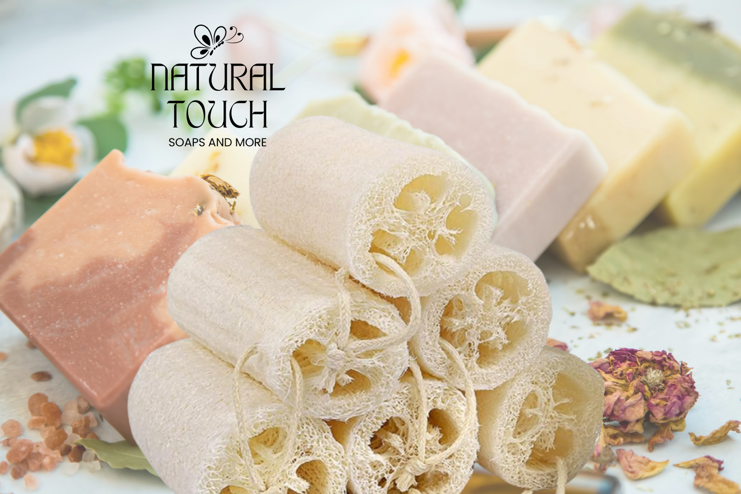 VZ2 1 Pcs. Natural Loofah Body Scrubber Sponge